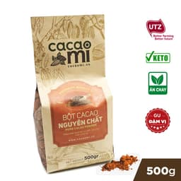 Thumbnail Bột cacao nguyên chất GIÁ SỈ Cacaomi Premium chuyên thức uống socola làm bánh cafe trà sữa 500g-1kg 1
