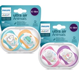 Thumbnail Philips Avent núm ty ngậm thông khí 6-18 tháng, vỉ đôi SCF080/07 SCF080/08 1