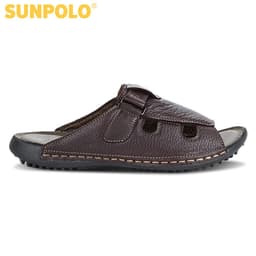 Thumbnail Dép quai ngang nam da bò SUNPOLO DQN003 1