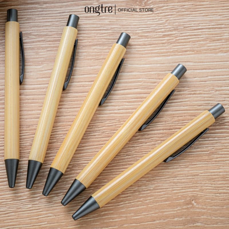 Ảnh Bút bi tre ONGTRE khắc tên theo yêu cầu, quà tặng ý nghĩa 3