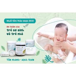 Thumbnail Muối Tắm Bé  Eco - Muối Tắm Sinh Dược Hết Rôm Sảy - Mề Đay - Muối Tắm Bé Thảo Dược HTX SInh Dược 1