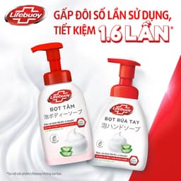 Thumbnail [Date 7/2025] Bọt rửa tay dưỡng ẩm Lifebuoy hương Lô Hội 250ml 1