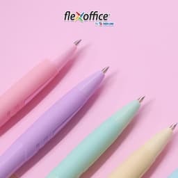 Thumbnail Hộp 5 cây Bút Gel Thiên Long FO-GELB039/VN ngòi 0.6mm - Bút gel 5 tone màu pastel mực xanh bút dạng mực dầu viết trơn êm 4