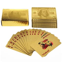 Thumbnail Bài Tây Poker Nhựa Cao Cấp Mạ Nhũ Màu Vàng Chống Thấm Nước Uốn Cong Chính Hãng Amalife 1