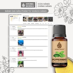 Thumbnail Tinh Dầu Bạc Hà Aroma Works tinh dầu thơm phòng, đuổi muỗi - Peppermint 3