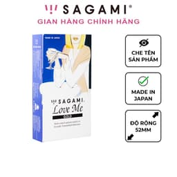 Thumbnail Bao cao su Sagami Love Me Gold kiểu truyền thống hộp 10 chiếc 1