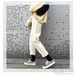 Thumbnail Quần jean dài ống rộng thời trang cho nữ Palazzo 2