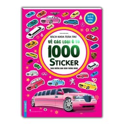 Thumbnail Sách - Bách khoa toàn thư về các loại ô tô - 1000 miếng dán hình thông minh  Xe ô tô thông dụng 1