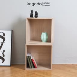 Thumbnail Kệ Gỗ Hình Hộp Hình Vuông Dài 34cm, Rộng 24cm Và Cao 34cm Thương Hiệu KEGODA KGD29 2