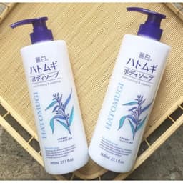 Thumbnail Sữa Tắm Dưỡng Ẩm, Trắng Da Chiết Xuất Ý Dĩ Nhật Bản Hatomugi Moisturizing & Washing The Body Soap 800ml 2