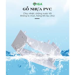 Thumbnail Kệ wifi treo tường 2 tầng IGA không cần khoan để đầu thu kỹ thuật số, remote điện thoại - IG407 / IG411 3