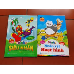 Thumbnail Sách - Tô Màu Siêu Nhân Dành Cho Bé 2-6 Tuổi (6 Cuốn) 3