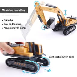 Thumbnail Đồ chơi mô hình xe công trình KAVY bằng hợp kim và nhựa an toàn cho trẻ 3