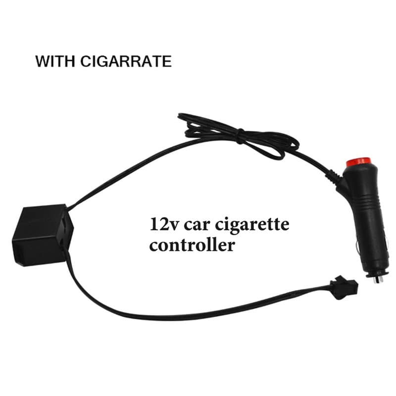 Ảnh Dây nối EL LYMOYO 1-5M USB 2V chuyển đổi 1 đầu sang nhiều đầu/đầu bật lửa/hộp pin 2AA cho ô tô 3