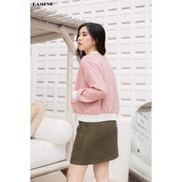 Thumbnail Áo khoác bomber nhung 2 lớp KAMONG A019 3