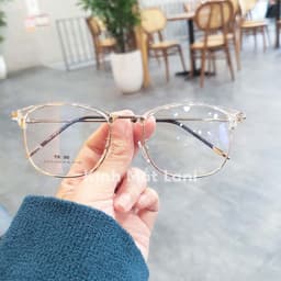 Thumbnail Gọng kính cận chữ nhật Vintage LANI 2713 kim loại thanh mảnh nhận lắp mắt kính có độ theo yêu cầu 3