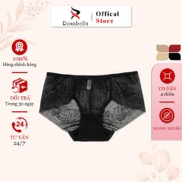 Thumbnail Quần Lót Ren Nữ ROSABELLA Chất Vải Thoáng Mát Không Kích Ứng Thiết Kế Cạp Trung Ôm Gọn RS17 3