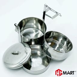 Thumbnail Cặp Lồng Inox giữ nhiệt 3 ngăn thương hiệu HG Mart 1