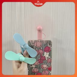 Thumbnail Quạt điện thoại di động Thunlit 2 trong 1 Type-C Mini Quạt USB di động nhỏ gọn cho Android và iPhone 2