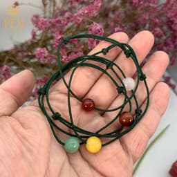 Thumbnail Vòng tay sợi chỉ đỏ may mắn mix charm bi phong thủy, đủ loại màu sắc tươi đẹp - SP000419 - Trang sức PDJ 1