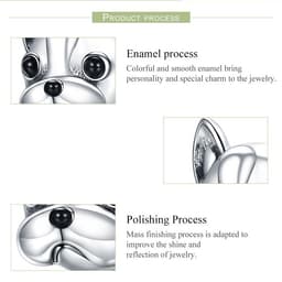 Thumbnail Hạt charm BAMOER AIC020 kiểu động vật thời trang dùng làm vòng tay thủ công lỗ 4.5mm 2