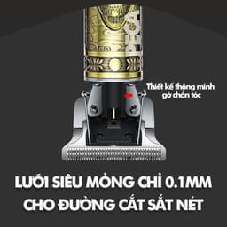 Thumbnail Tông đơ chấn viền không dây Kemei KM-1974A có 2 pin rời, có thể sạc lại,có thể khắc tatoo, cạo trắng... - CHÍNH HÃNG 3