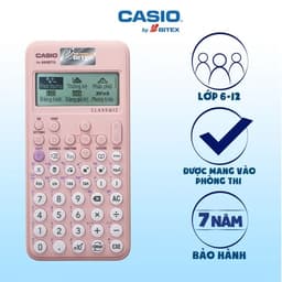 Thumbnail Máy Tính Casio FX 880 BTG - Chính Hãng - Màu Hồng 4