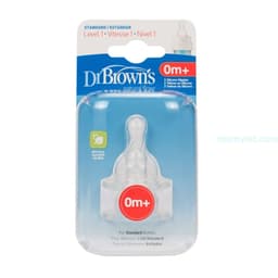 Thumbnail Hộp 2 núm ty Dr.browns cổ hẹp số 1-302 1