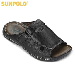 Thumbnail Dép quai ngang nam da bò SUNPOLO DQN003 4