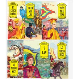 Thumbnail Sách – Tranh Truyện Lịch Sử Việt Nam: Trần Hưng Đạo - Ngô Quyền - Lý Công Uẩn - Lê Lợi - Trần Nhân Tông - Lý Nam Đế ... 1