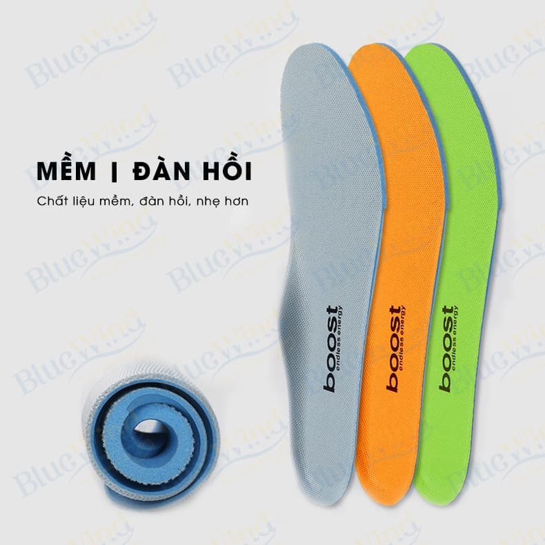 Ảnh Lót Giày Khử Mùi BLUEWIND Êm Chân Thoáng Khí Đàn Hồi Phù Hợp Các Loại Giày 9308 3