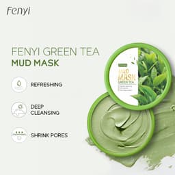 Thumbnail Mặt nạ đất sét FENYI 100g tinh chất trà xanh giảm mụn đầu đen kiềm dầu dưỡng trắng 1