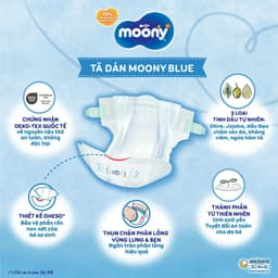 Thumbnail Tã quần cao cấp Moony M52 - Nhập khẩu Nhật Bản 2