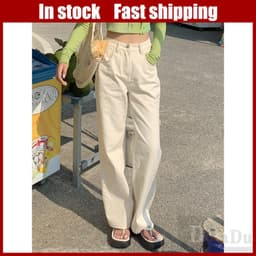 Thumbnail Daduhey Quần jeans dài ống rộng thời trang dễ phối đồ cho nữ PALAZZO 1
