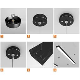 Thumbnail Đèn thả máng văn phòng MONSKY DONA nhiều kích thước độc đáo, hiện đại trang - LED chuẩn 2
