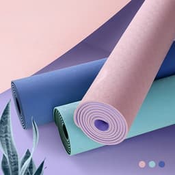 Thumbnail Thảm tập yoga 2 lớp cao su non 6mm Rhino M901 TPE siêu bám, chống trượt, tập thể dục tại nhà 3