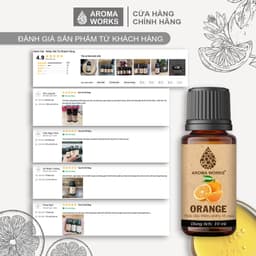 Thumbnail Tinh Dầu Cam Ngọt Thiên Nhiên Thơm Phòng, Đuổi Muỗi, Giải Cảm Aroma Works Orange 3