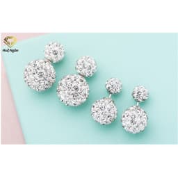 Thumbnail Bông tai bạc Ý 925 Huệ Ngân - Bồ công anh RYE140692 2