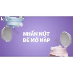 Thumbnail Bình uống nước Tritan chống đổ phao xoay 360 độ 250ml Fatzbaby 4