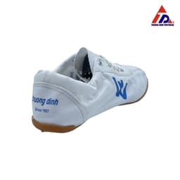 Thumbnail Giầy vải Thượng Đình có đinh bảo hộ đá bóng BD05 - Màu trắng xanh 4