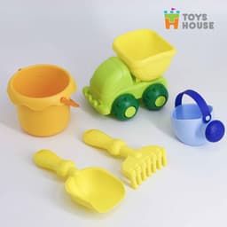 Thumbnail Đồ chơi xúc cát bãi biển cho bé bé vui chơi, vận động Toyshouse 035 (màu ngẫu nhiên) 3
