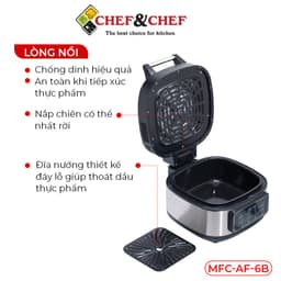 Thumbnail Nồi Nướng CHEF&CHEF 12 in 1 – Thiết Kế Hiện Đại, Sang Trọng 4