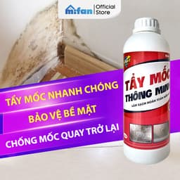 Thumbnail Dung Dịch Tẩy Mốc Tường SMART 1000ml - Tẩy sạch vết mốc lâu ngày trên tường, gioăng cao su, quần áo, chăn ga, đồ gỗ 1