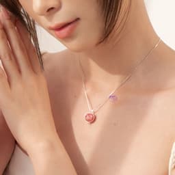 Thumbnail Dây Chuyền Khung Bạc Nhiều Màu Đá Thiên Nhiên Mang Năng Lượng SP002711 Gypsy.lala 2