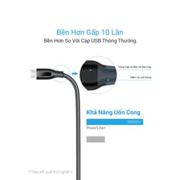 Thumbnail Cáp sạc ANKER PowerLine+ Micro USB dài 0.9m - A8142 4