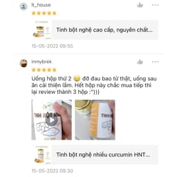 Thumbnail Tinh bột nghệ cao cấp HNT NATURAL PRODUCT TBN30G 2