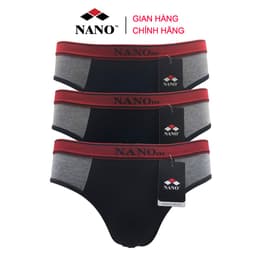 Thumbnail Combo 3 quần lót nam tam giác thời trang NANO NA02, vải Cotton mềm mại, thoáng mát 1