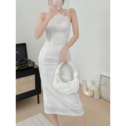 Thumbnail Đầm Body Cột Cổ Cách Điệu - EDINI - D1530 3