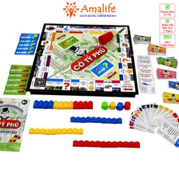 Thumbnail Cờ Tỉ Phú Monopoly Vui Nhộn Cao Cấp, An Toàn Cỡ Cực Đại 42x42 - Bộ Cờ Tỷ Phú Chính Hãng Amalife 1