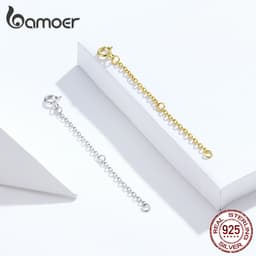 Thumbnail BAMOER Đầu Nối Mở Rộng Vòng cổ Bằng Bạc 925 Cao Cấp 3